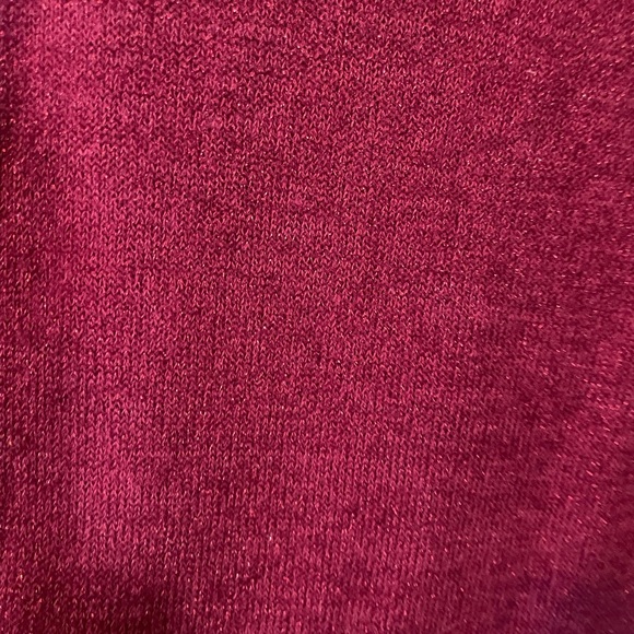 LC Lauren Conrad dressy garnet sweater with sparkle - Picture 4 of 4